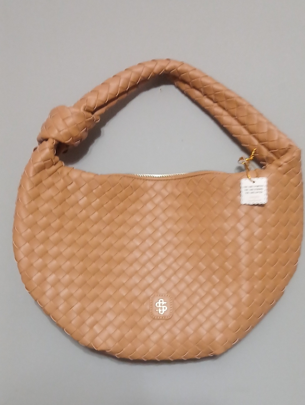 Simply Southern Woven Hobo Bag in Tan